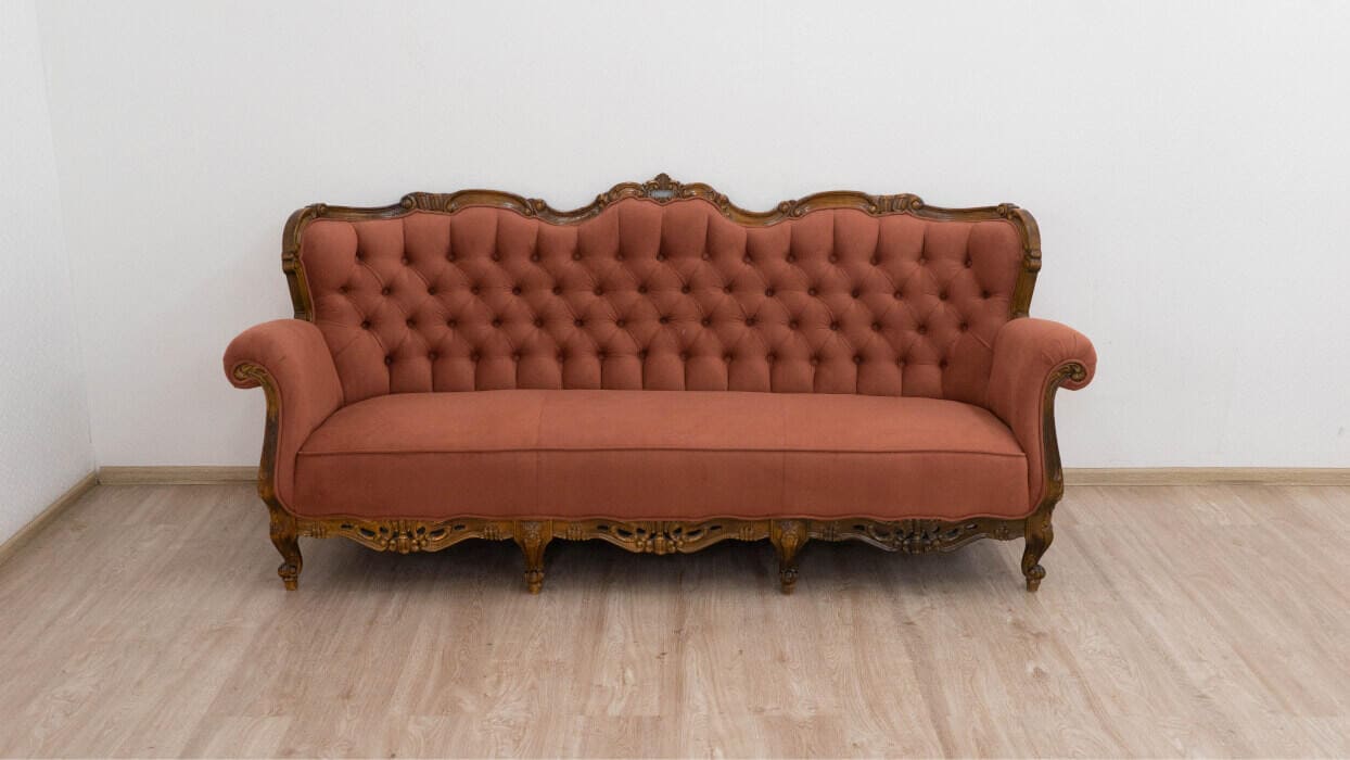 Перетяжка диван прямой