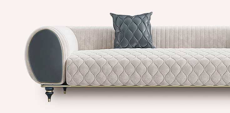 Перетяжка кухонного дивана